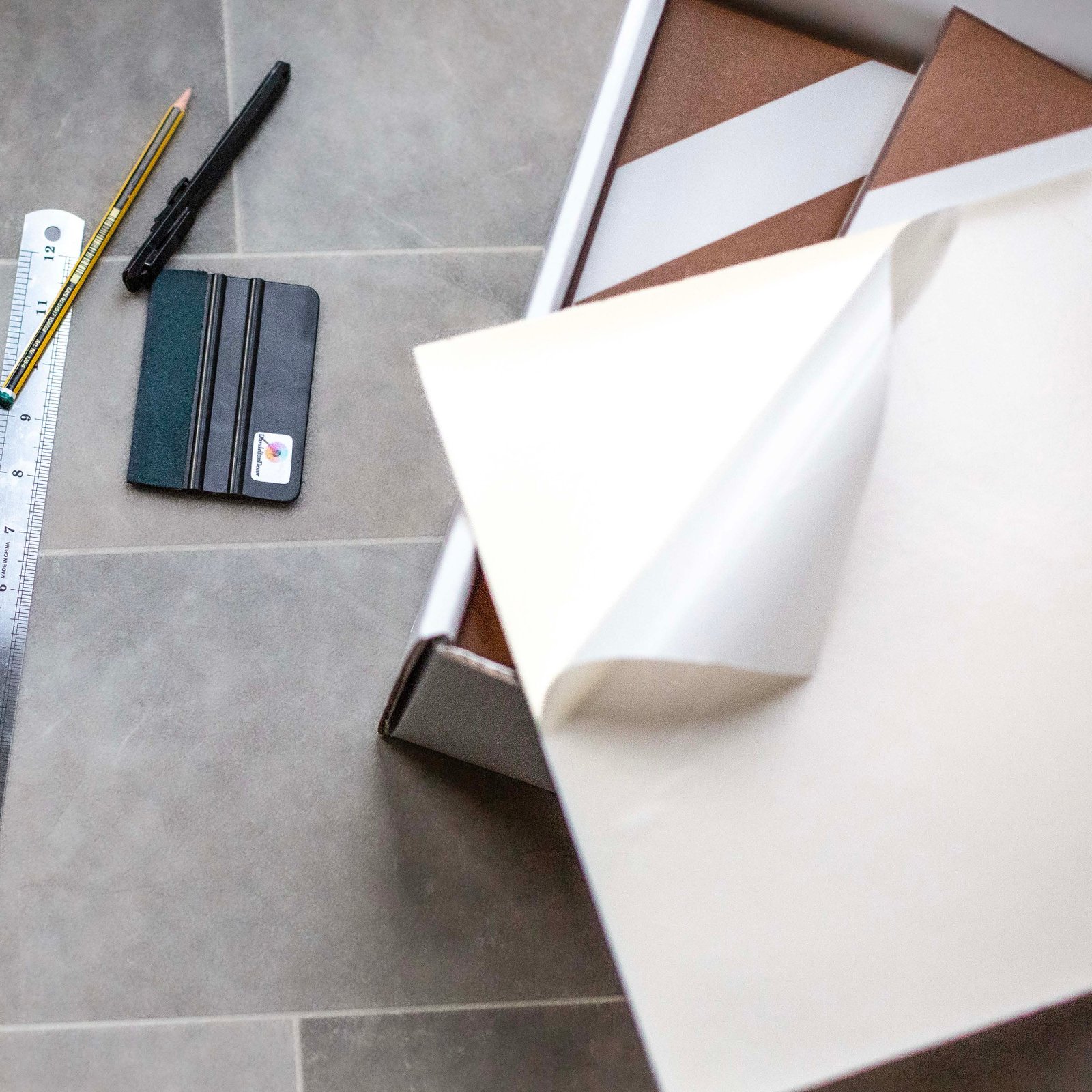 Comfort Peel and Stick Tiles Application  illustration