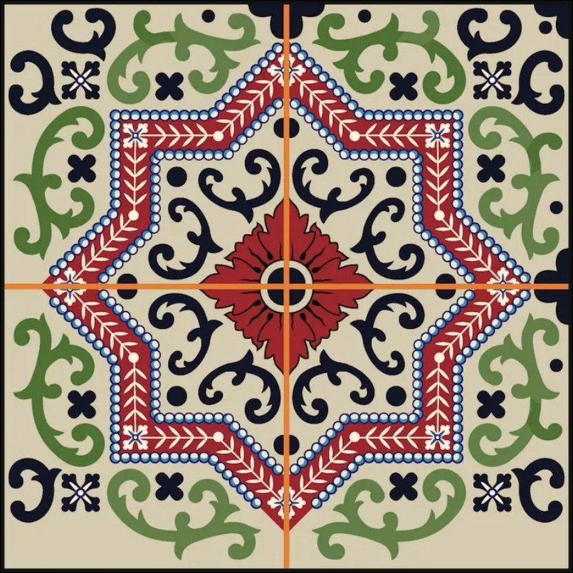 Moroccan (large pattern)