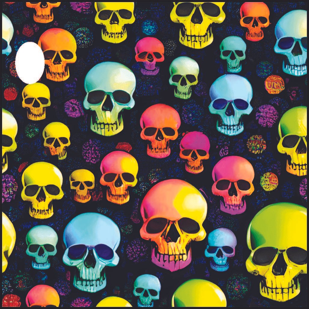 Skulls in Colour