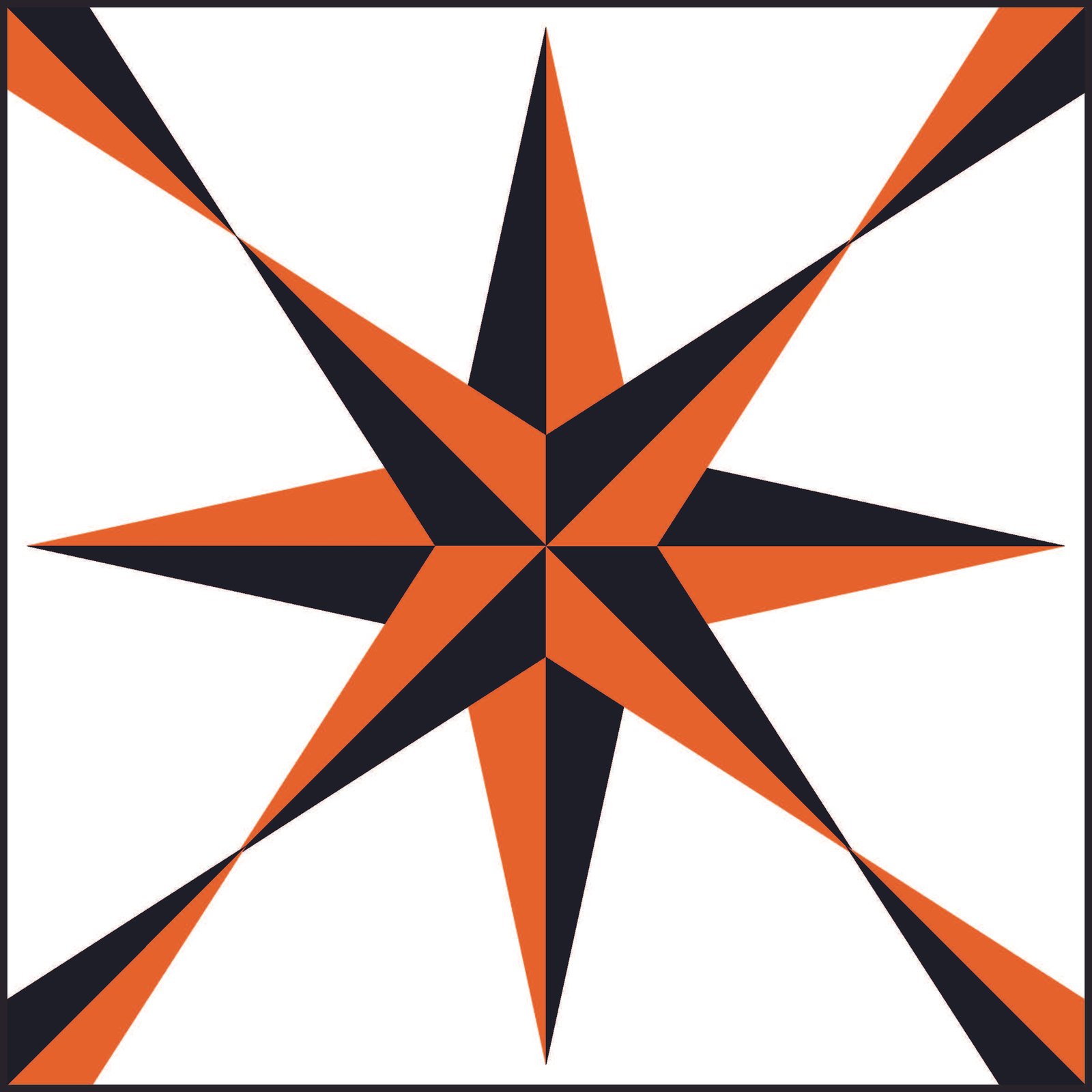 Orange/Black